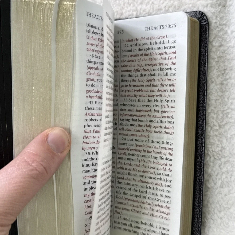 The Expositor's New Testament Counselor's Edition Red Letter Leather KJV 2008